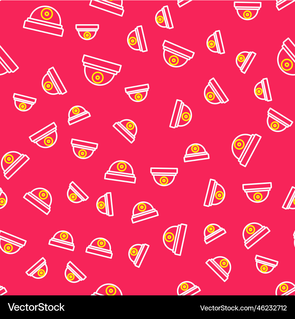 Line motion sensor icon isolated seamless pattern Line motion sensor icon isolated seamless pattern vector image