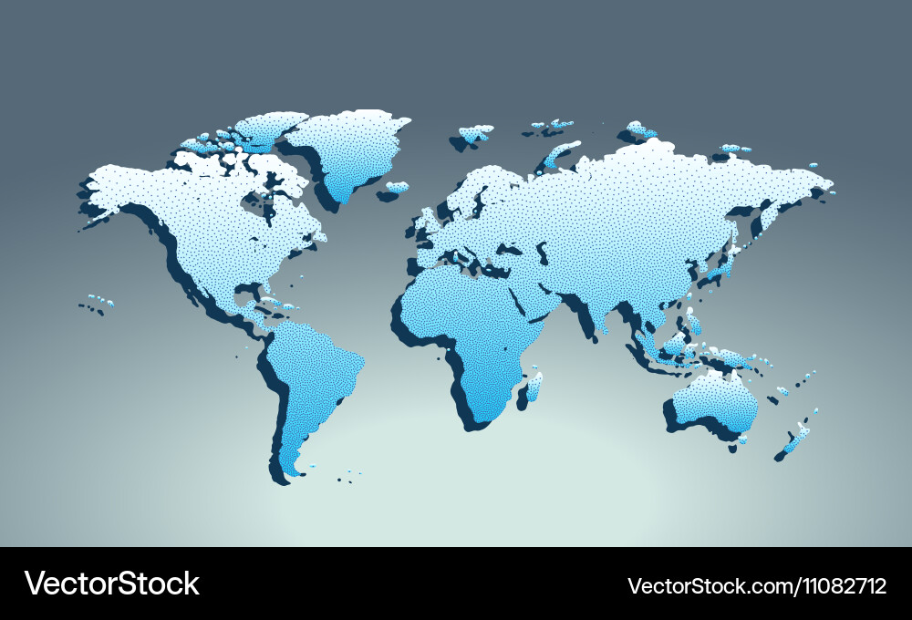 Map icon for application on grey background vector image