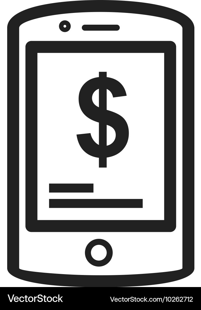 Mobile banking Royalty Free Vector Image - VectorStock