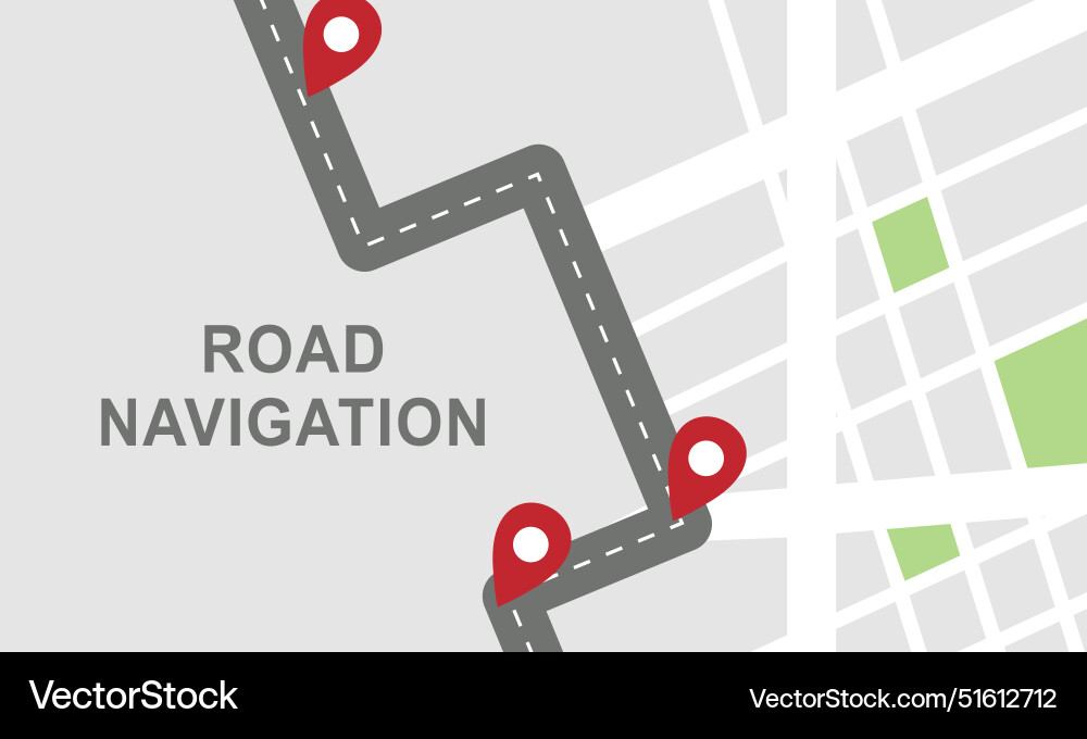 Navigation concept with pin pointer Navigation concept with pin pointer Vector Image