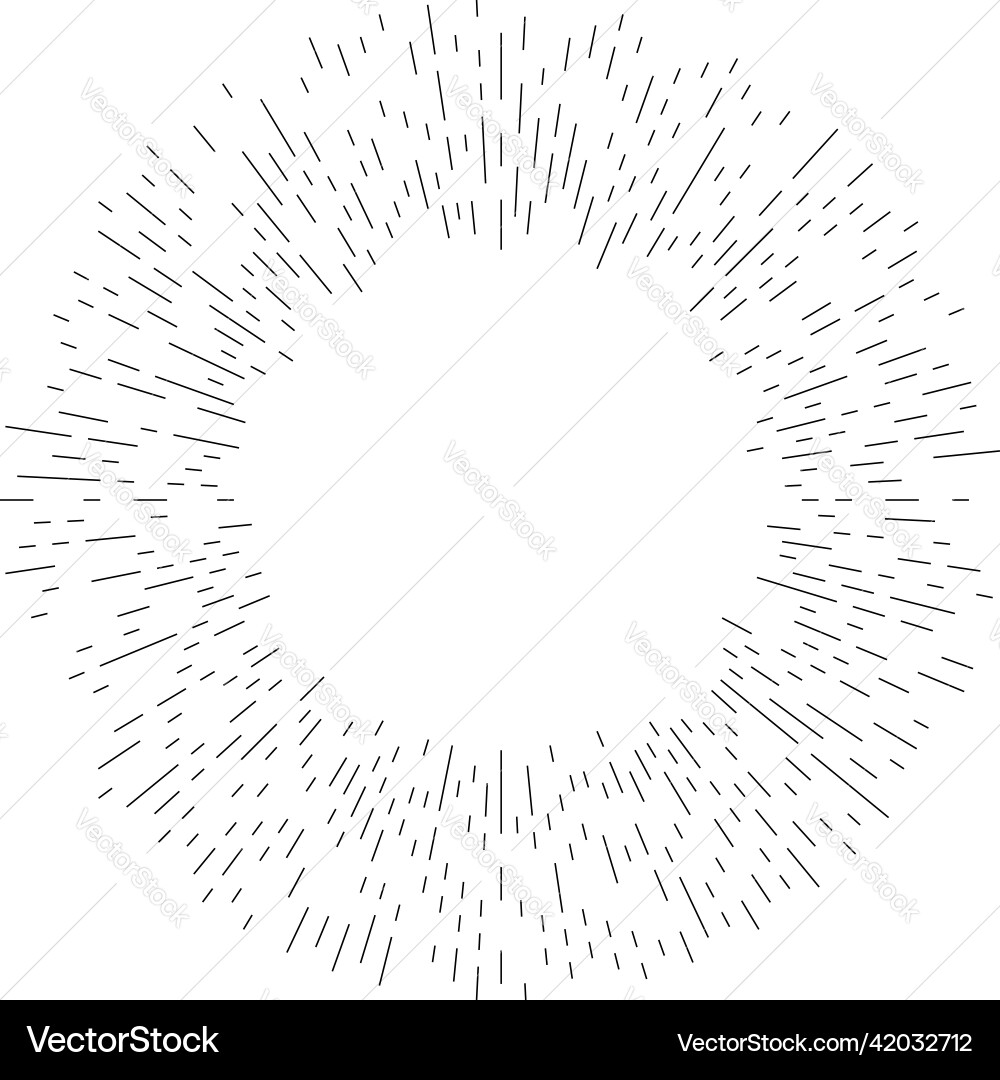 Random radial circular lines abstract geometric Random radial circular lines abstract geometric vector image