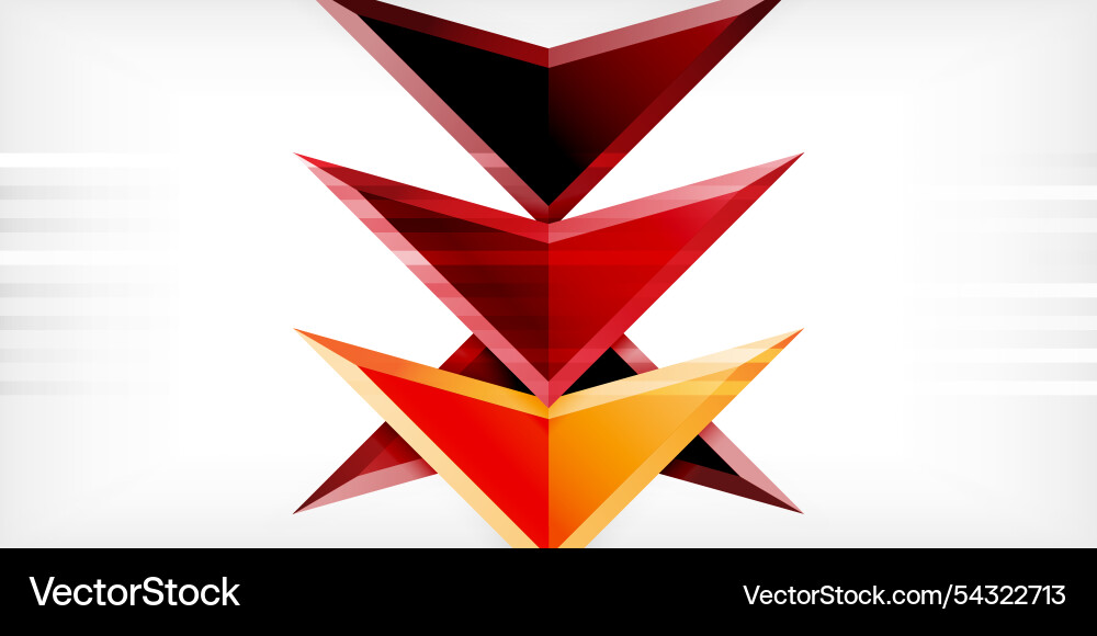 Arrows with 3d effect abstract background Arrows with 3d effect abstract background vector image