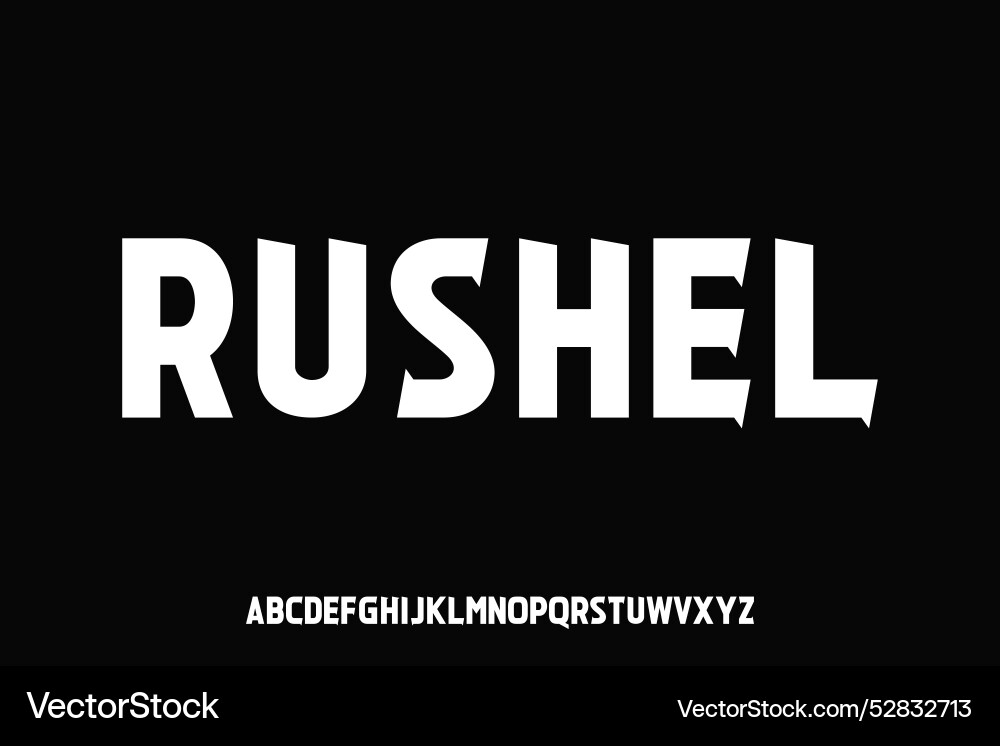 Display alphabet font design suitable Display alphabet font design suitable Vector Image