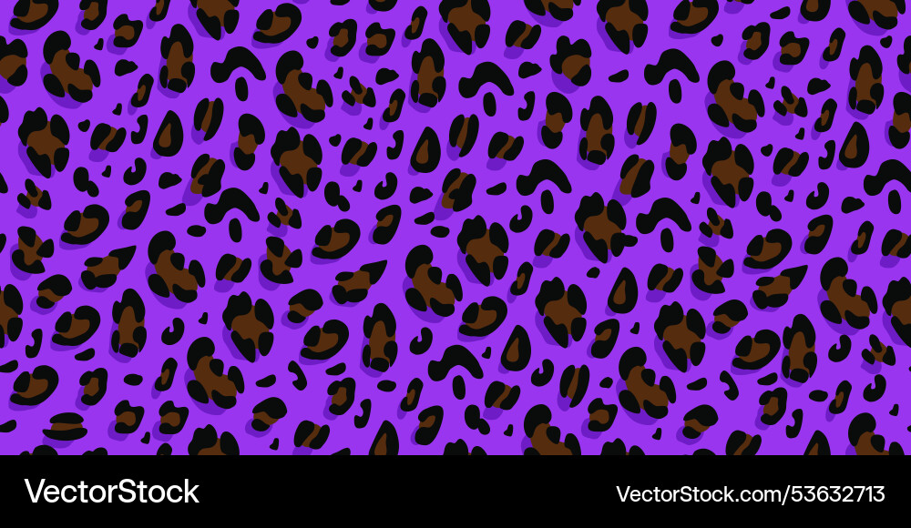 Leopard seamless pattern animalistic print Leopard seamless pattern animalistic print vector image