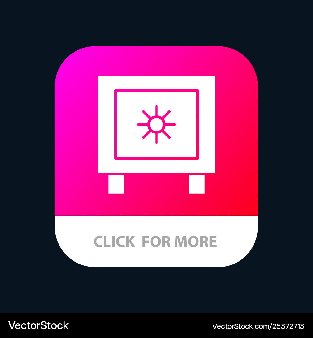 Locker lock global logistic mobile app button Locker lock global logistic mobile app button vector image
