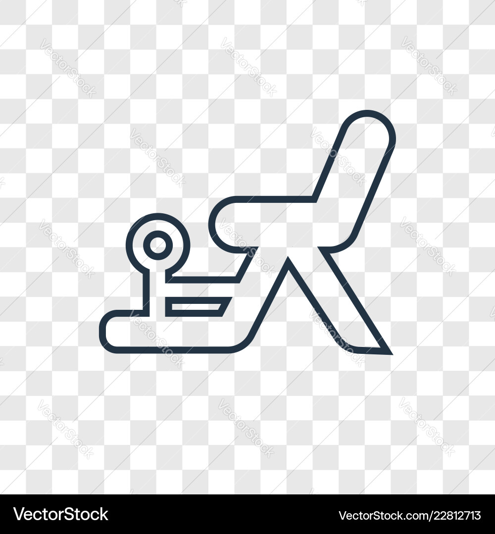 Machine concept linear icon isolated Machine concept linear icon isolated vector image
