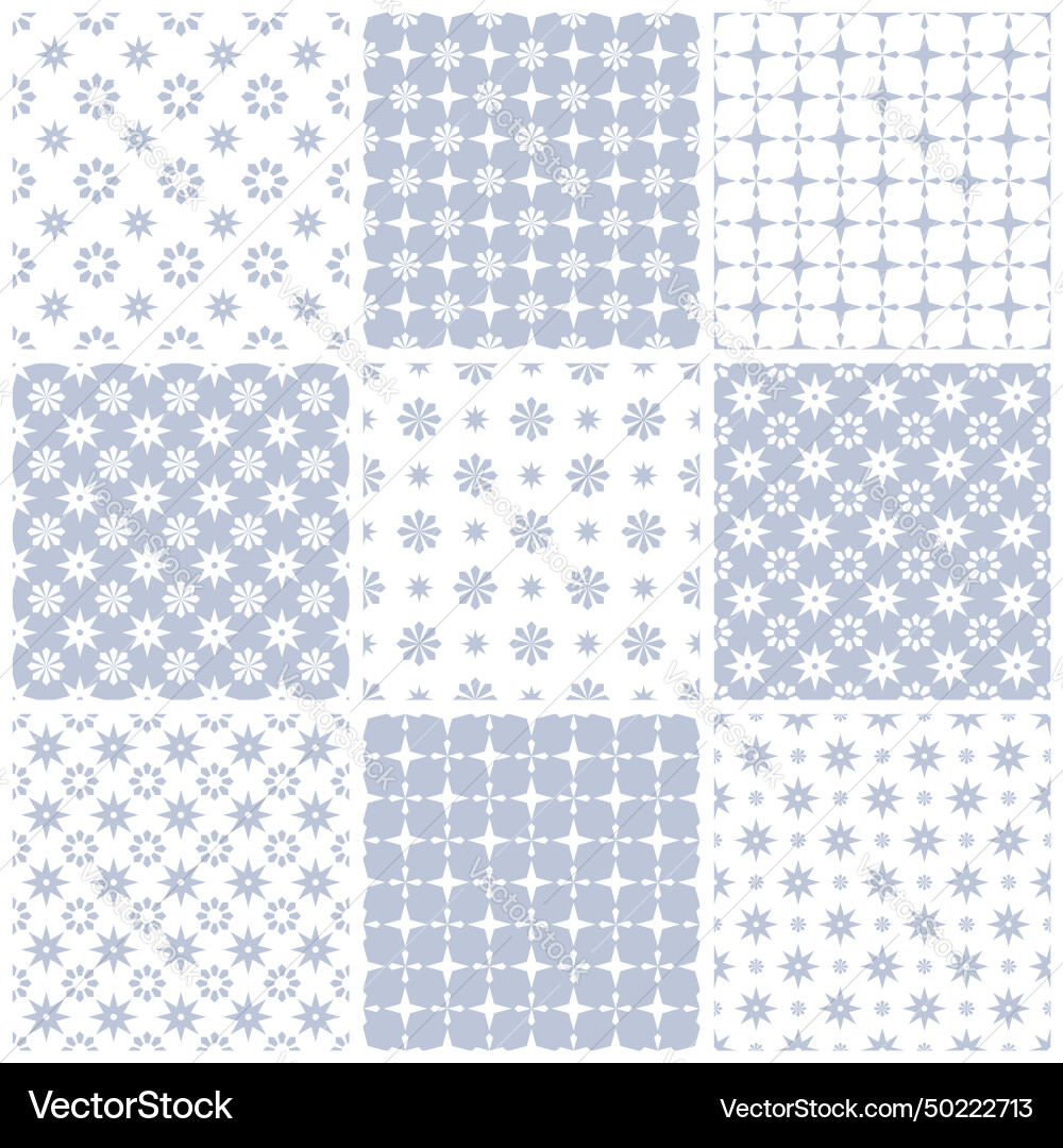 Seamless patterns set Seamless patterns set vector image