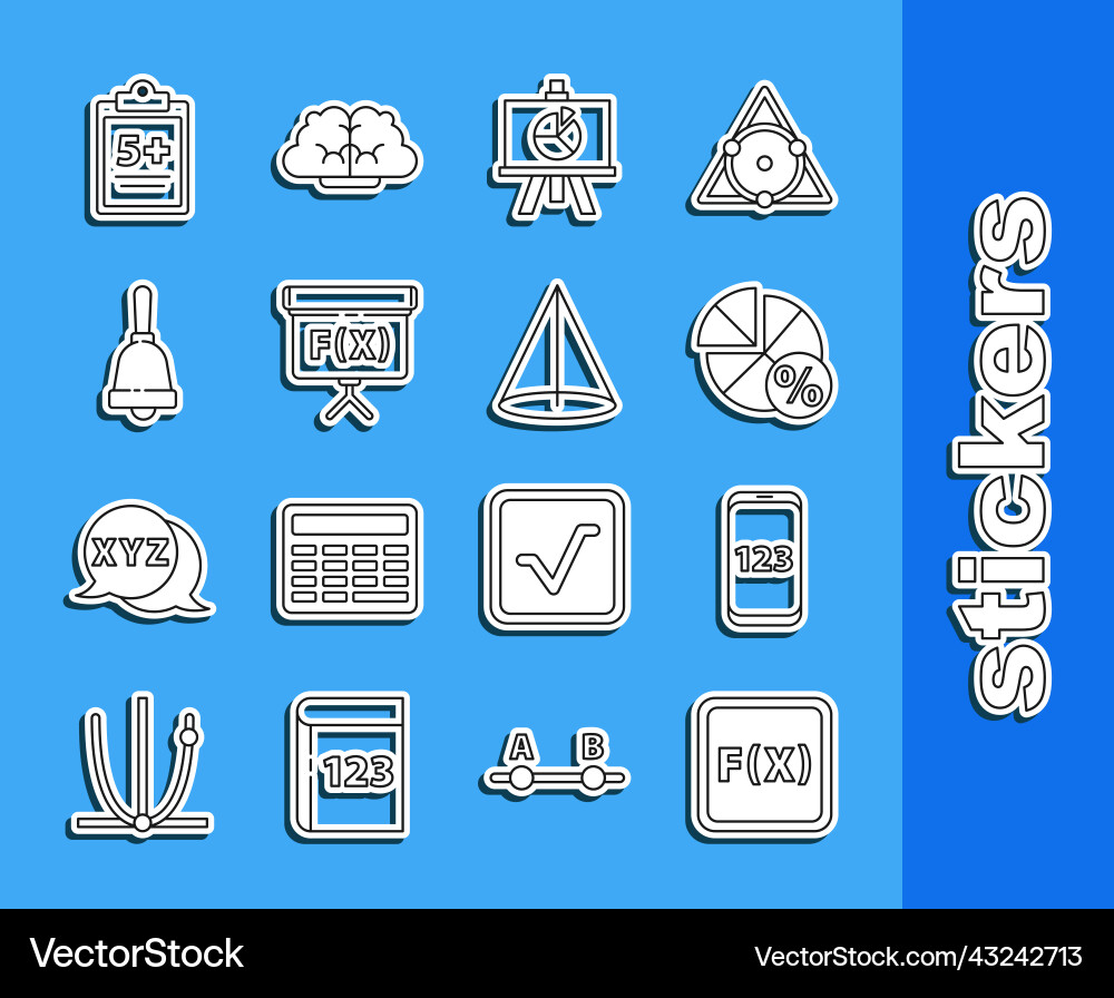 Set line equation solution book with word Set line equation solution book with word vector image
