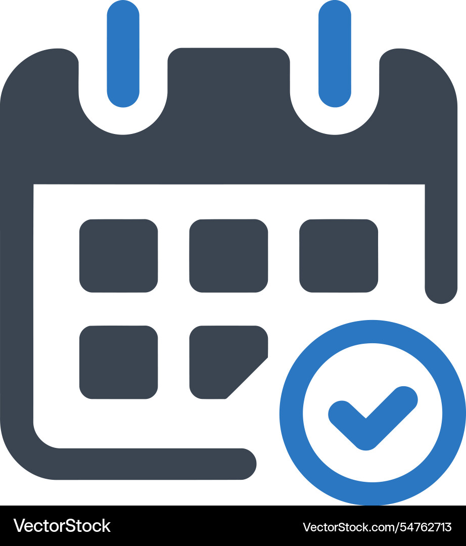 Task completion icon Vector Image