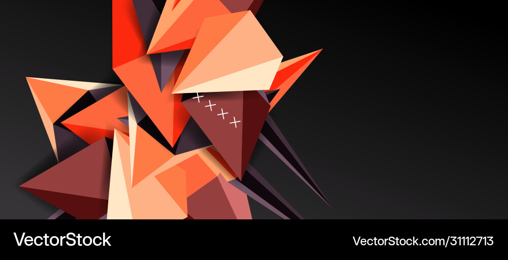 Trendy simple triangle abstract background Trendy simple triangle abstract background Vector Image