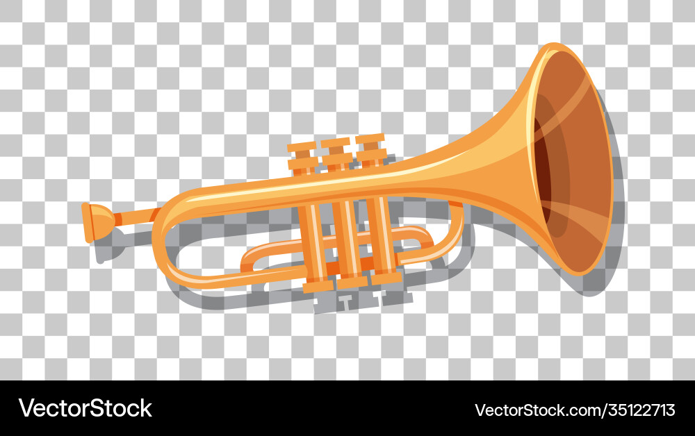Trumpet isoliert auf transparentem Hintergrund Trumpet isoliert auf transparentem Hintergrund vektorbild