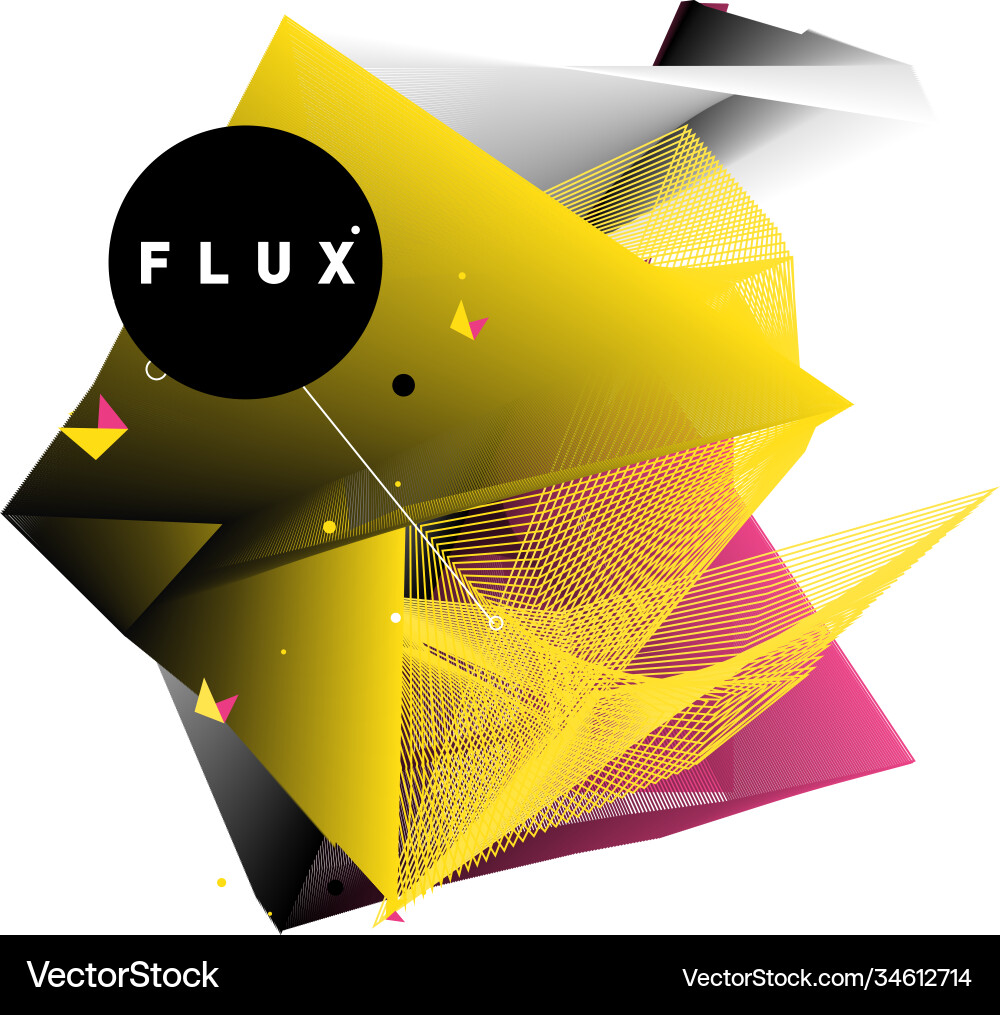 3d colorful wave background dynamic flux effect 3d colorful wave background dynamic flux effect vector image