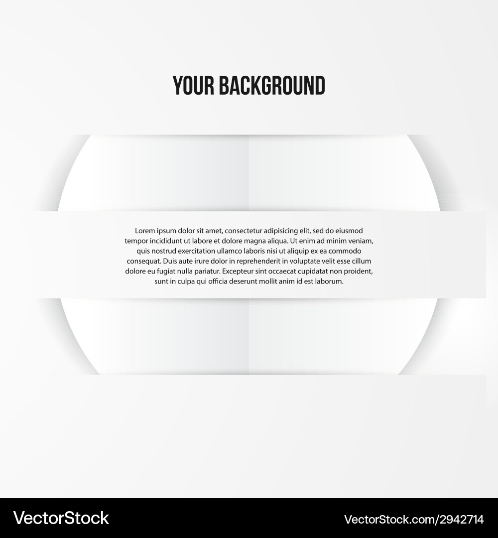 Abstract circles template web design Vector Image