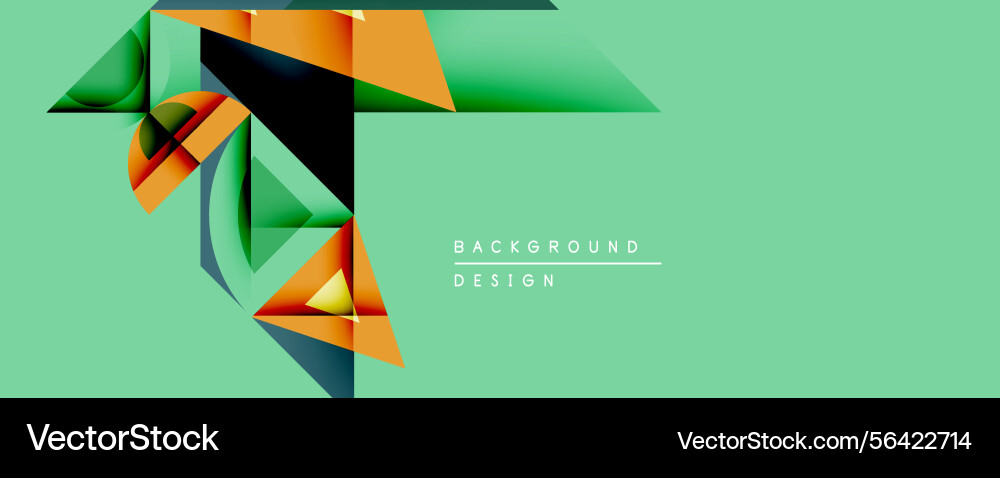 Abstract geometric composition overlapping shapes Abstract geometric composition overlapping shapes vector image