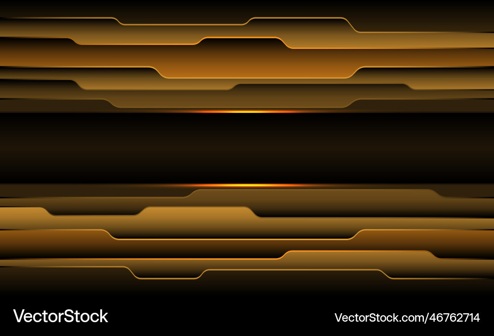 Abstract golden geometric layer overlap line Abstract golden geometric layer overlap line vector image
