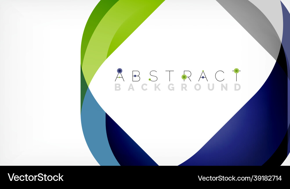 Abstract square shape with overlapping waves Abstract square shape with overlapping waves vector image