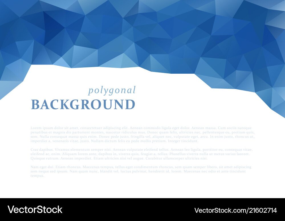 Abstract triangular banner Abstract triangular banner Vector Image