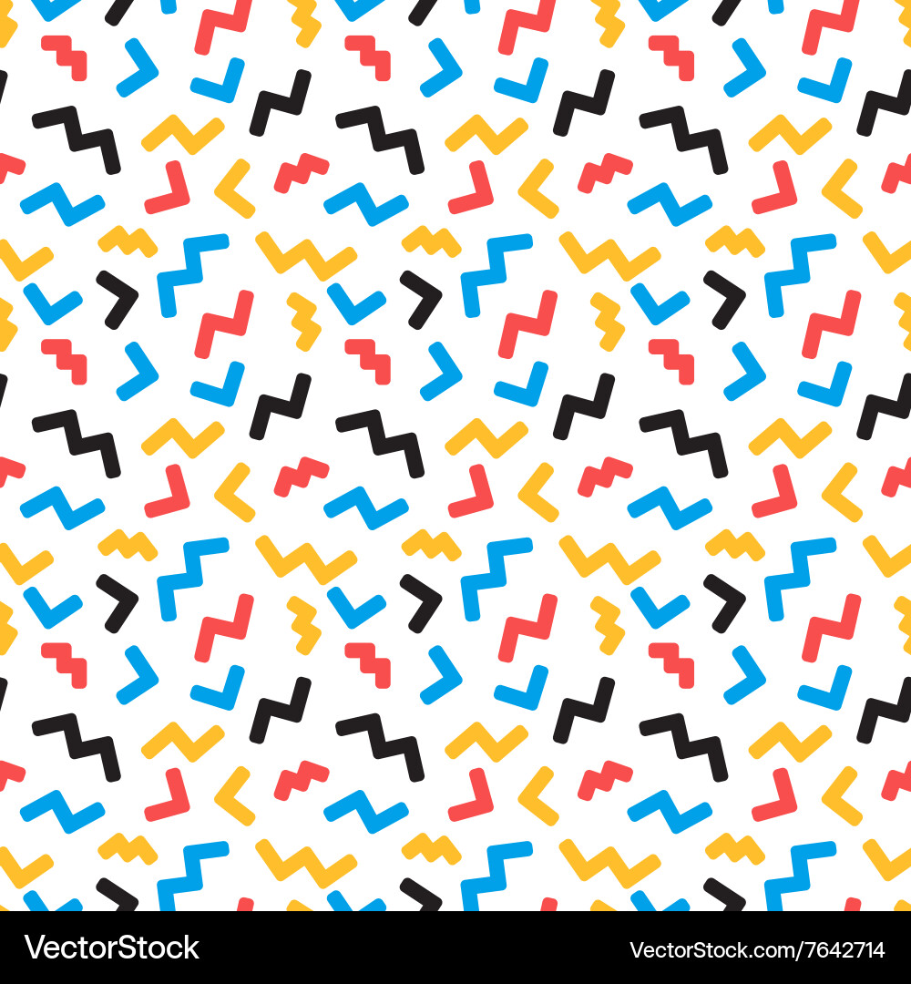 Geometric Pop Pattern Vector Image