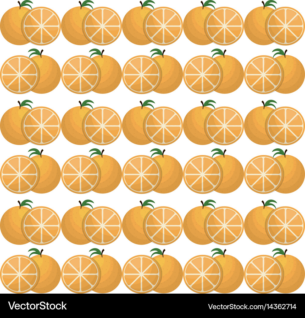 Orange seamless pattern design Vector Image