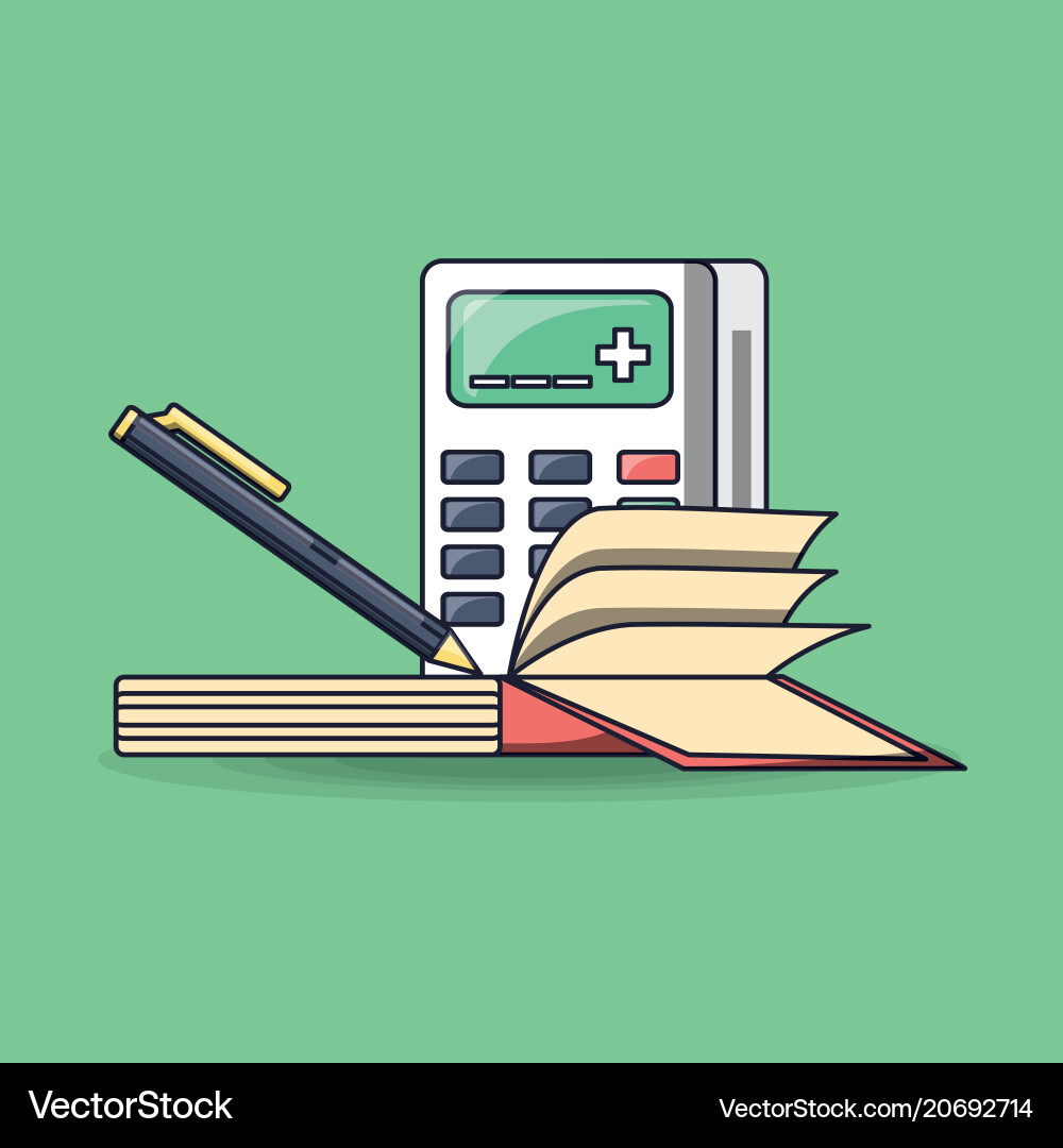 School objects design vector image