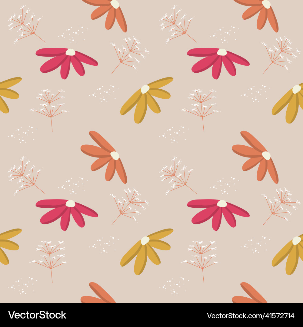 Seamless pattern repeatable texture summer spring Seamless pattern repeatable texture summer spring vector image