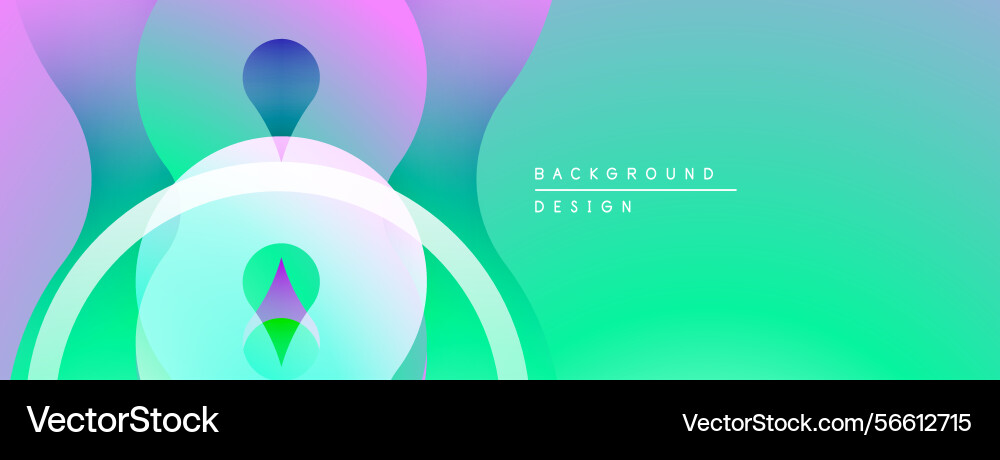 Abstract gradients create flowing shapes soft Abstract gradients create flowing shapes soft vector image