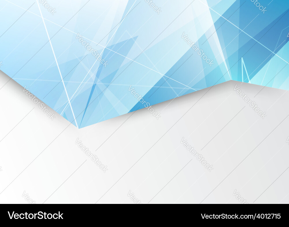 Abstract modern triangle pattern brochure design vector image