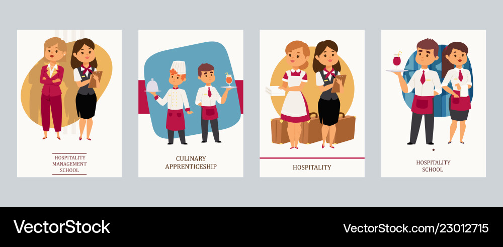 Culinary arts or hospitality school Culinary arts or hospitality school vector image