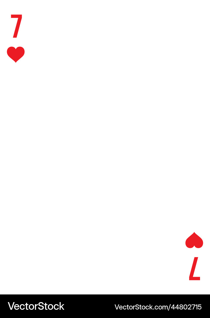 Custom of playing card template for any design Vector Image
