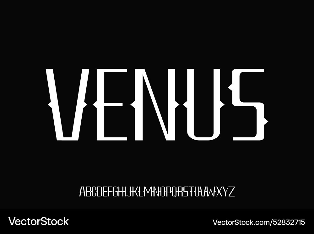 Display alphabet font design suitable Display alphabet font design suitable vector image