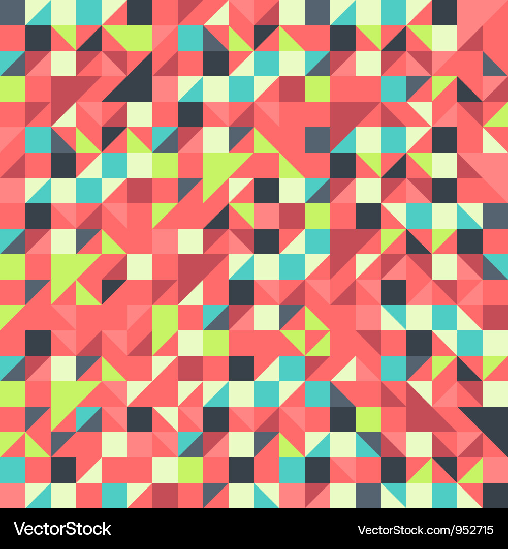 Geometric Triangle Pattern vector image