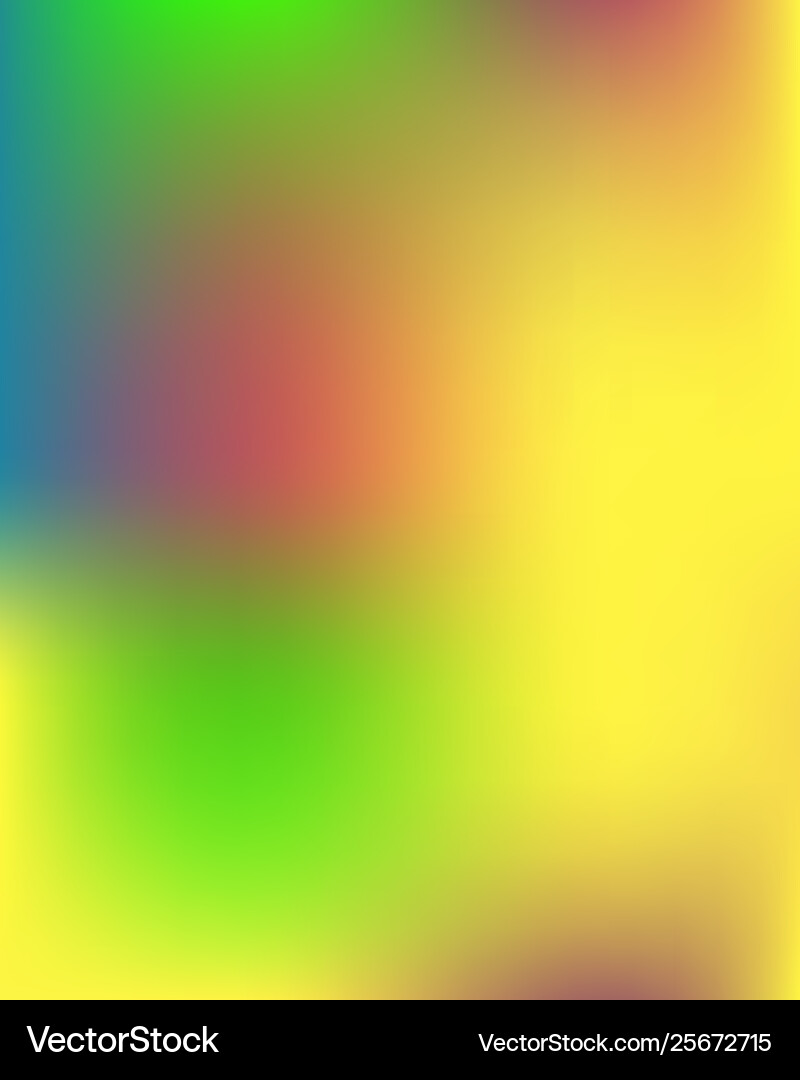Gradient mesh painted in different colors vector image