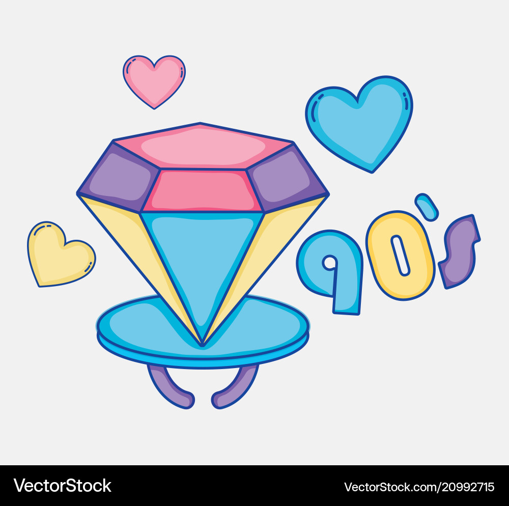 Ich liebe 90er Cartoons Ich liebe 90er Cartoons vektorbild