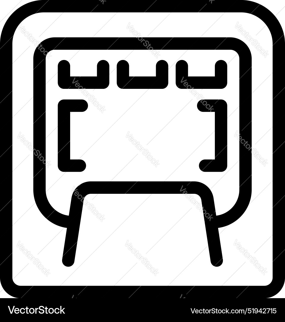 Sd card icon showing memory chip for storing data Sd card icon showing memory chip for storing data vector image