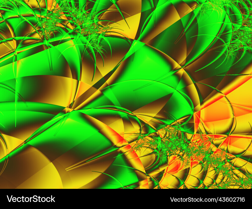 Abstract green-yellow pattern color graphics Abstract green-yellow pattern color graphics vector image