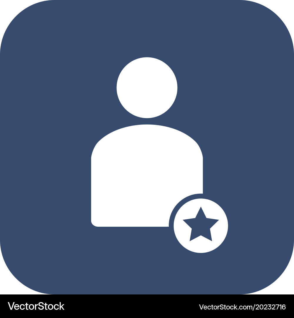 Add new user account flat icon for apps vector image