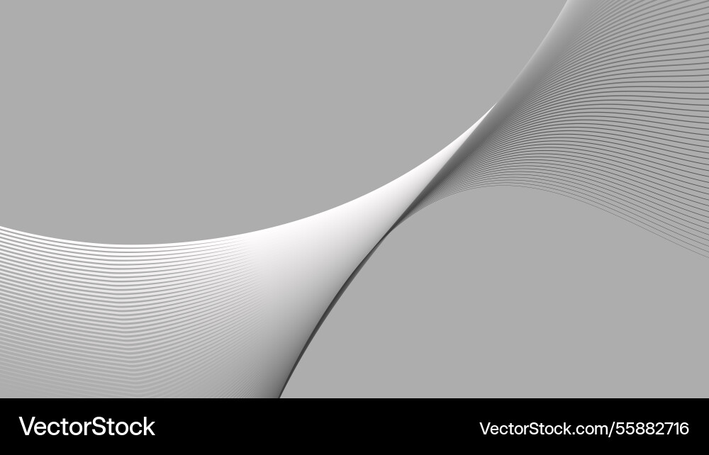 Grey and line abstract background for backdrop Vector Image