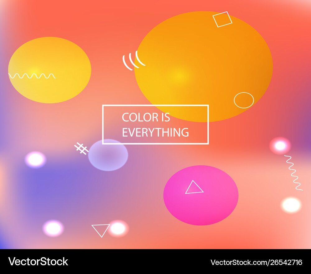 Magic backdrop from blurry patterns vector image