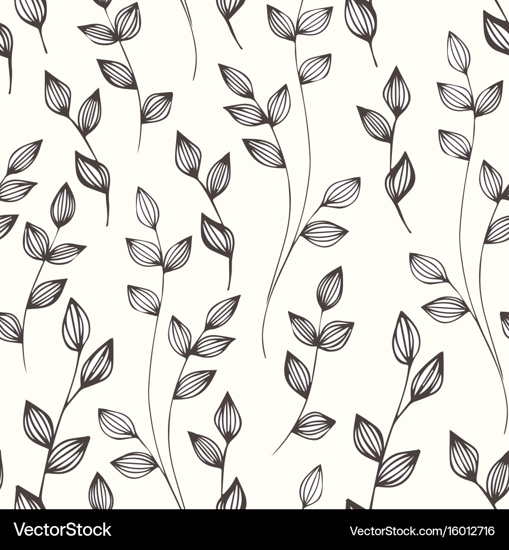 Stylized Branch Pattern vector image