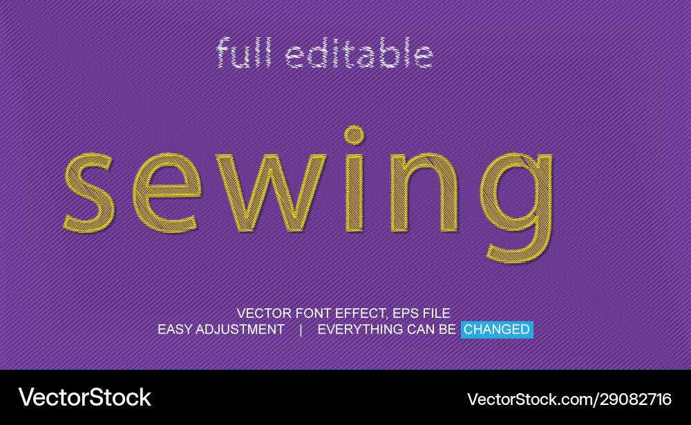 Text font effect editable template with style Text font effect editable template with style vector image