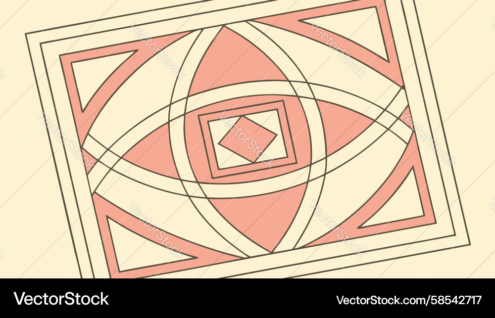 Dynamic Geometric Square Pattern Vector Image