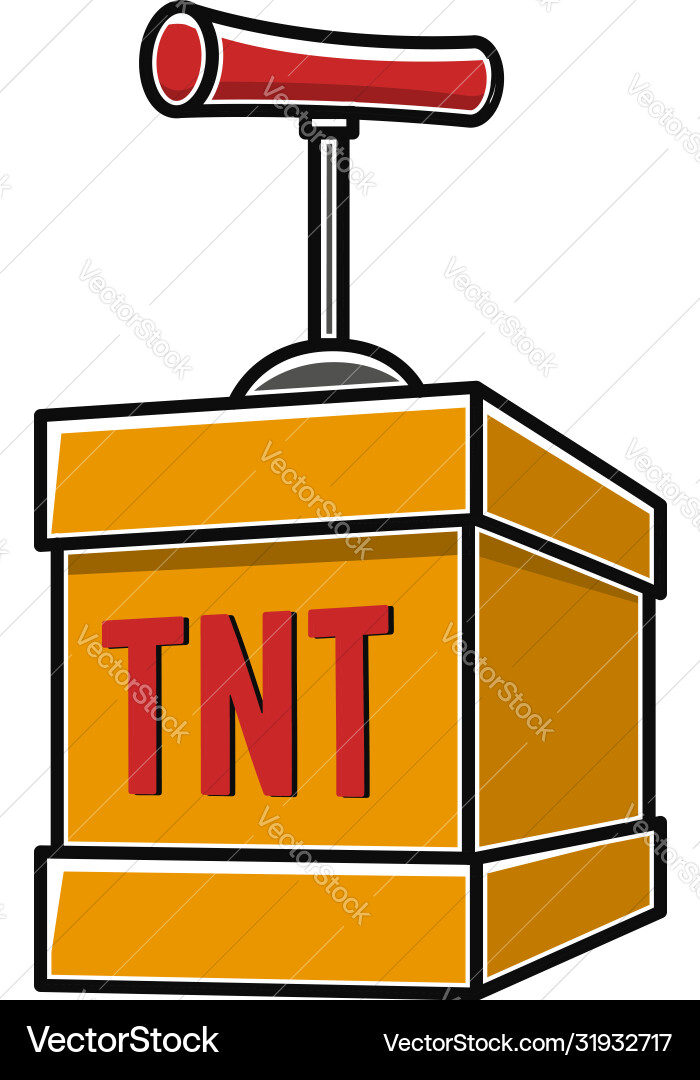 Dynamite Detonator Element Vector Image