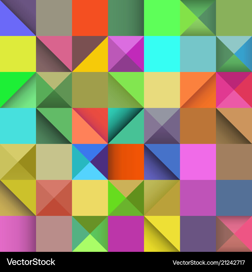 Rectangle seamless pattern abstract background vector image