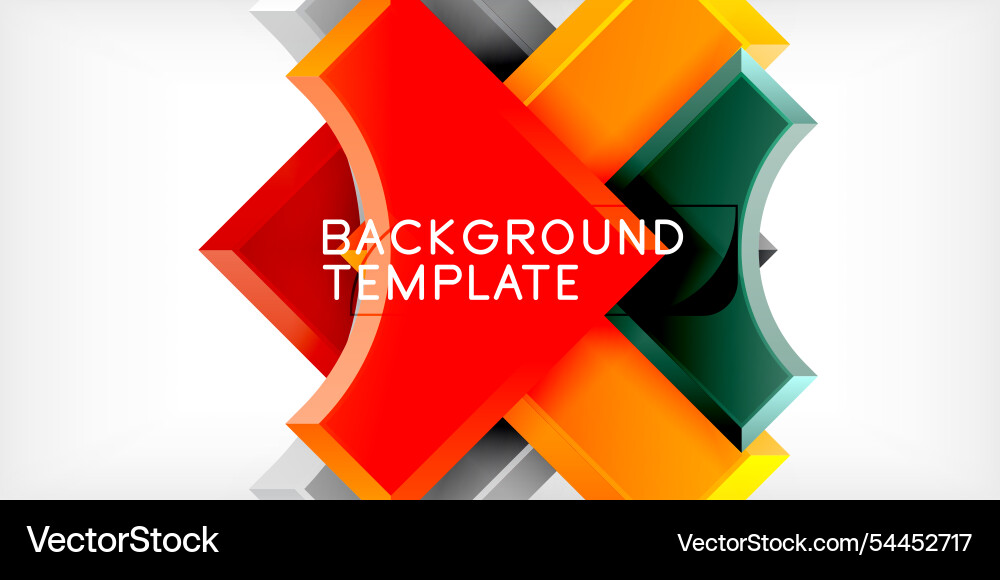 Square arrow shapes with round elements Square arrow shapes with round elements vector image