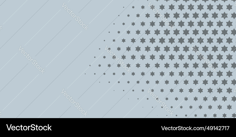 Stars shape two color abstract background Vector Image