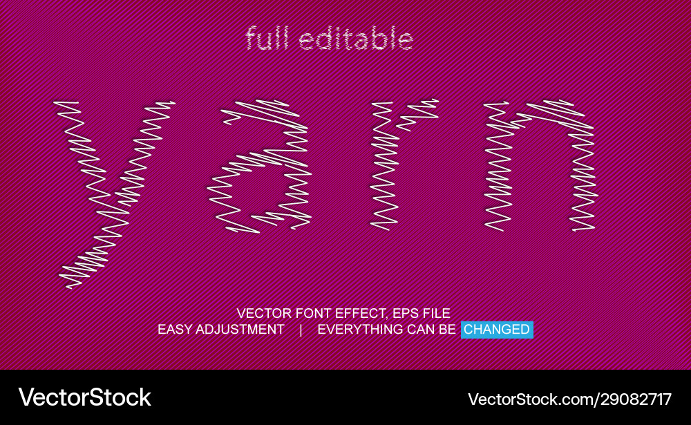 Text font effect editable template with style Text font effect editable template with style vector image