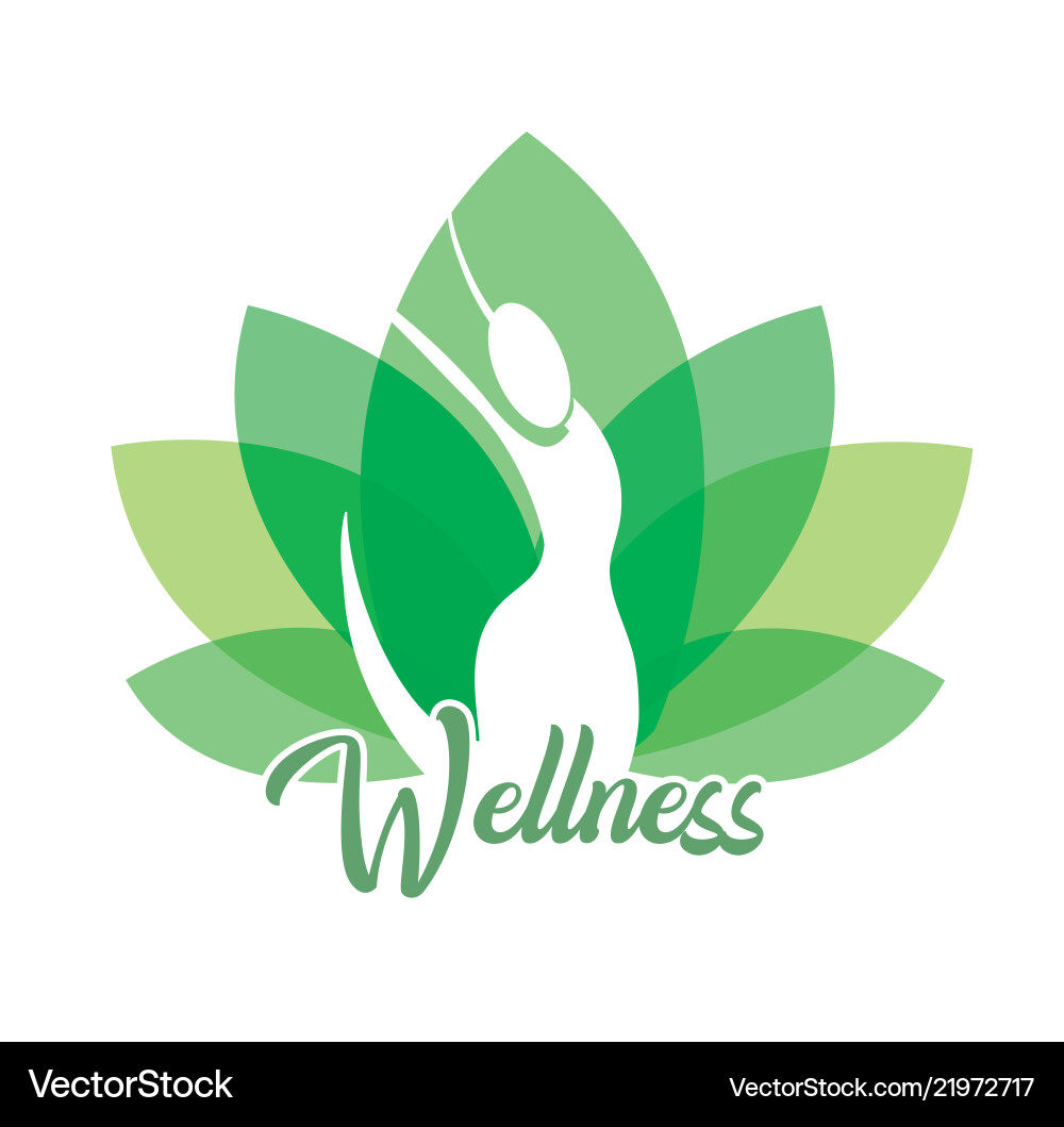 Wellness Frau mit natürlicher Therapie Wellness Frau mit natürlicher Therapie vektorbild