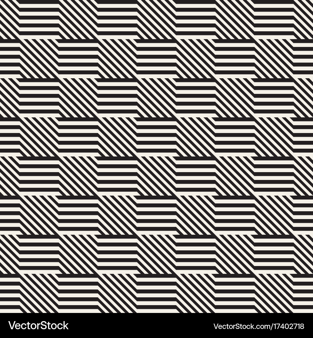 Abstract geometric pattern with stripes lines vector image