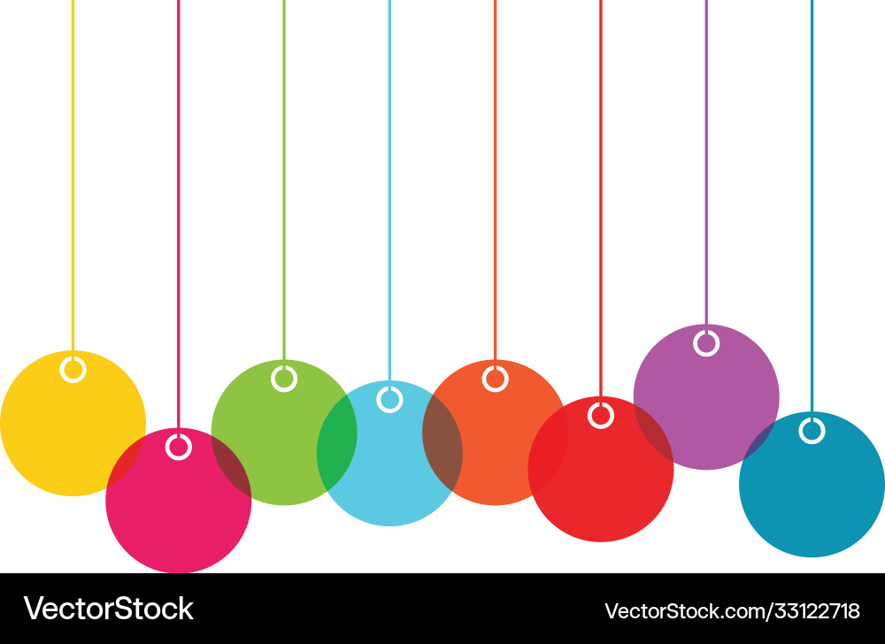 Color lampions Color lampions vector image