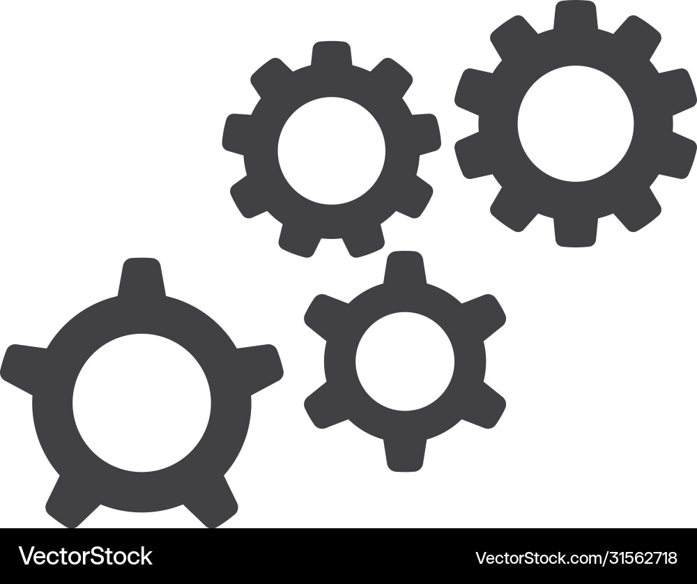 Gear logo template Vector Image